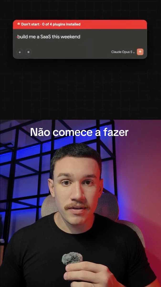 Os 4 plugins pra instalar antes de fazer vibe coding no Claude Code